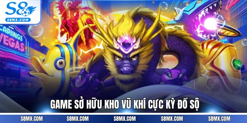 Game sở hữu kho vũ khí cực kỳ đồ sộ