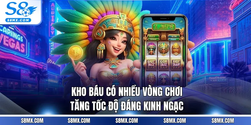 Kho báu có nhiều vòng chơi tăng tốc độ đáng kinh ngạc