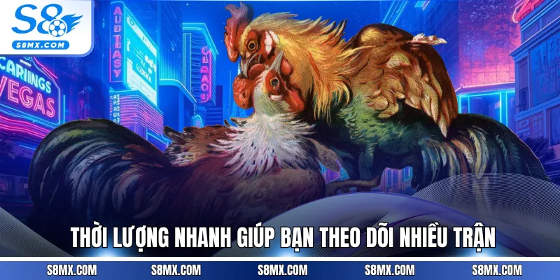 Thời lượng nhanh giúp bạn theo dõi nhiều trận